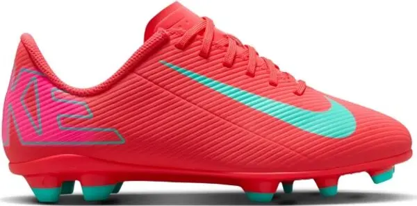 Nike Nike MERCURIAL VAPOR 16 CLUB FG/MG JR Детски футболни бутонки, червено, размер 33.5