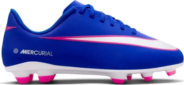 Nike Nike MERCURIAL VAPOR 16 CLUB FG/MG JR Детски футболни бутонки, синьо, размер 33.5