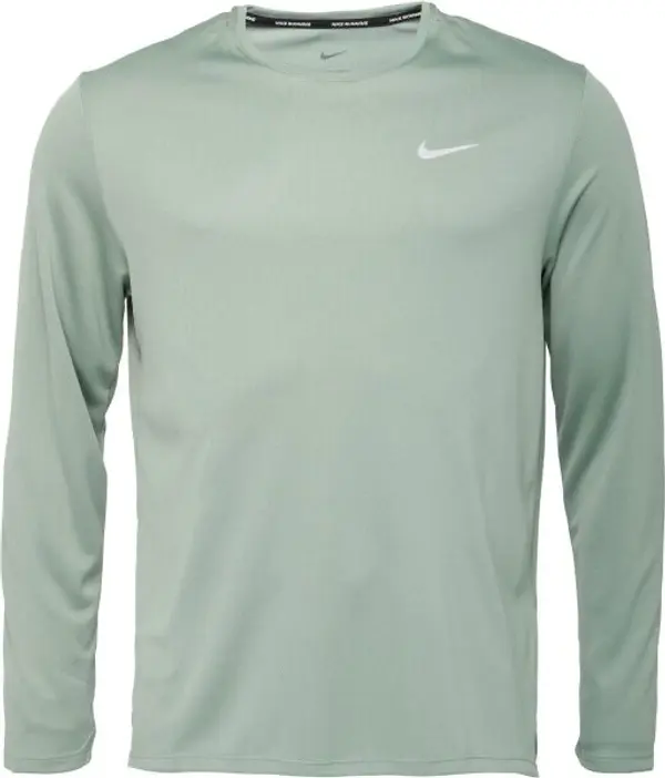 Nike Nike MILER Мъжка тениска за бягане, зелено, размер XXL