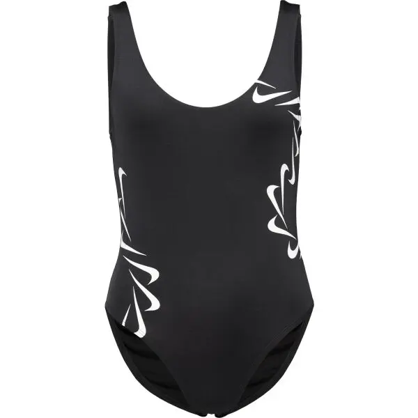 Nike Nike MULTI LOGO Дамски цял бански, черно, размер