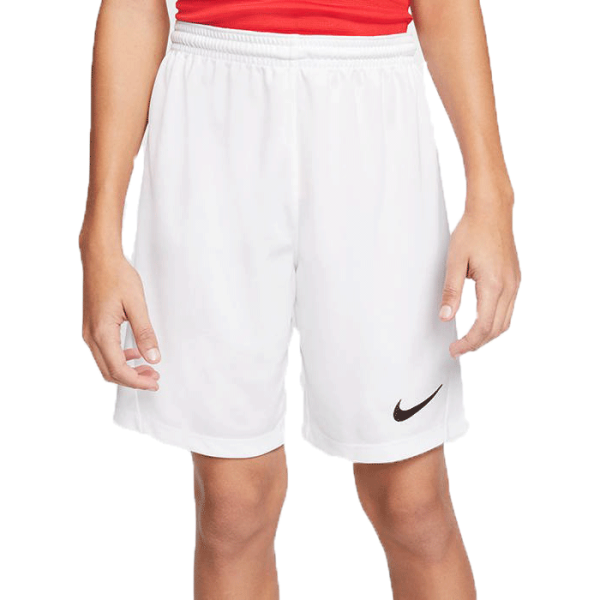 Nike Nike DRI-FIT PARK 3 JR TQO Футболни къси панталони за момчета, бяло, размер M