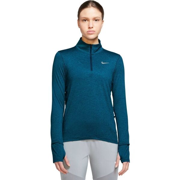 Nike Nike ELEMENT TOP HZ W Дамски топ за бягане, тъмносин, размер M