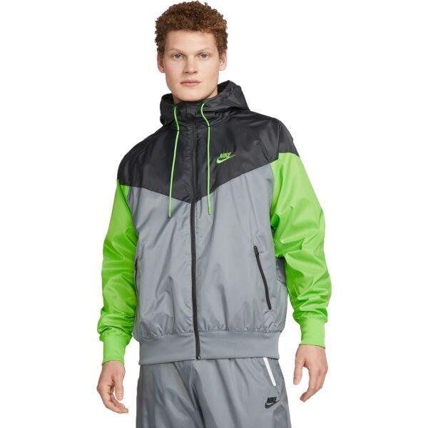 Nike Nike HERITAGE ESSENTIALS WINDRUNNER Мъжко яке, сиво, размер M