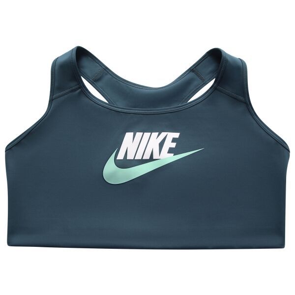 Nike Nike NK SWSH PLUS FUTURA GX BRA Дамски спортен сутиен, тъмнозелено, размер 3x