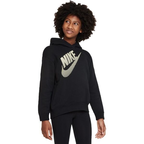 Nike Nike NSW OS PO Суитшърт за момичета, черно, размер S
