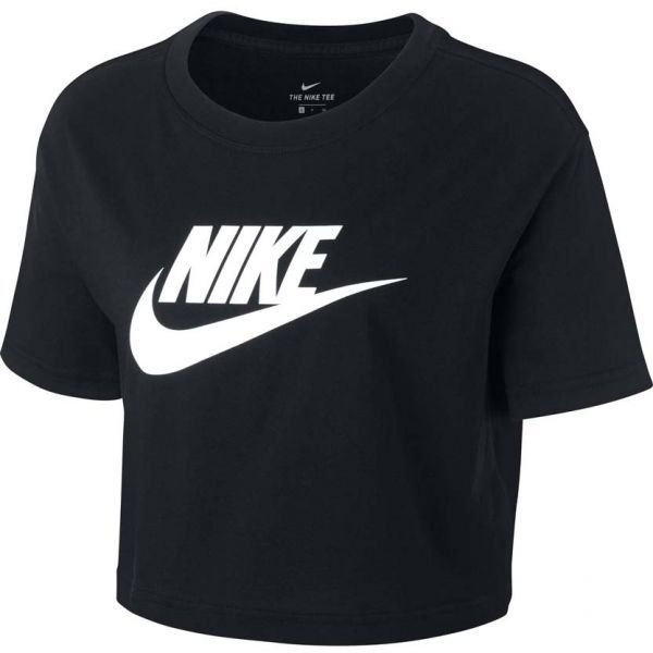Nike Nike NSW TEE ESSNTL CRP ICN FTR W Дамска тениска, черно, размер L