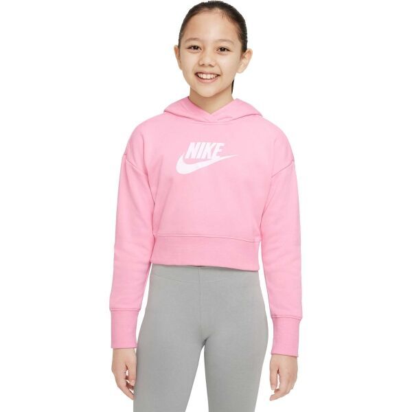 Nike Nike SPORTSWEAR CLUB Суитшърт за момичета, розово, размер M