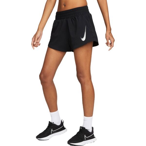 Nike Nike SWOOSH SHORT VENEER VERS Дамски шорти, черно, размер L