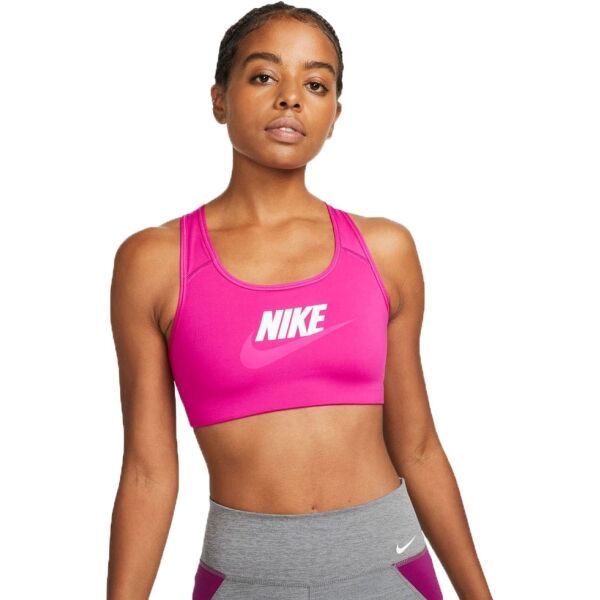 Nike Nike SWSH CB FUTURA GX BRA W Дамско  спортно бюстие, розово, размер XS