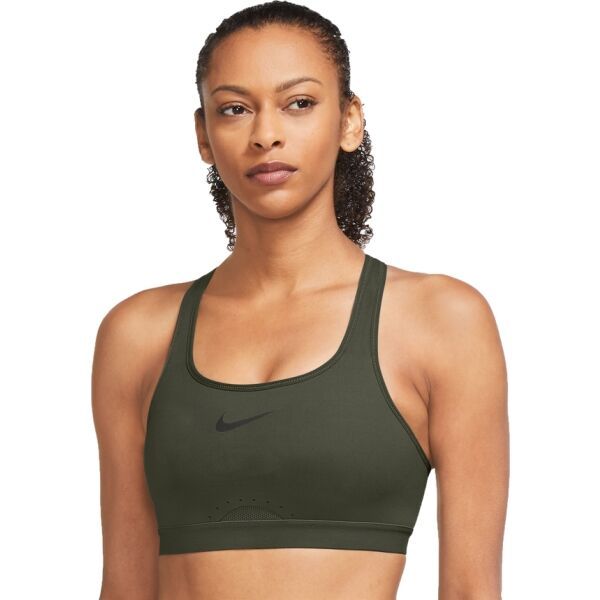 Nike Nike NK DF SWSH HS BRA Дамски спортен сутиен, khaki, размер