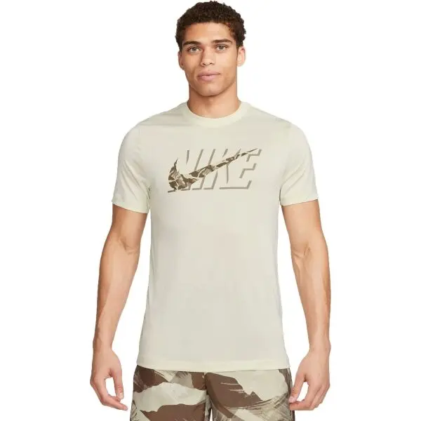 Nike Nike NK DF TEE RLGD CAMO Мъжка тениска за тренировка, бежово, размер XXL