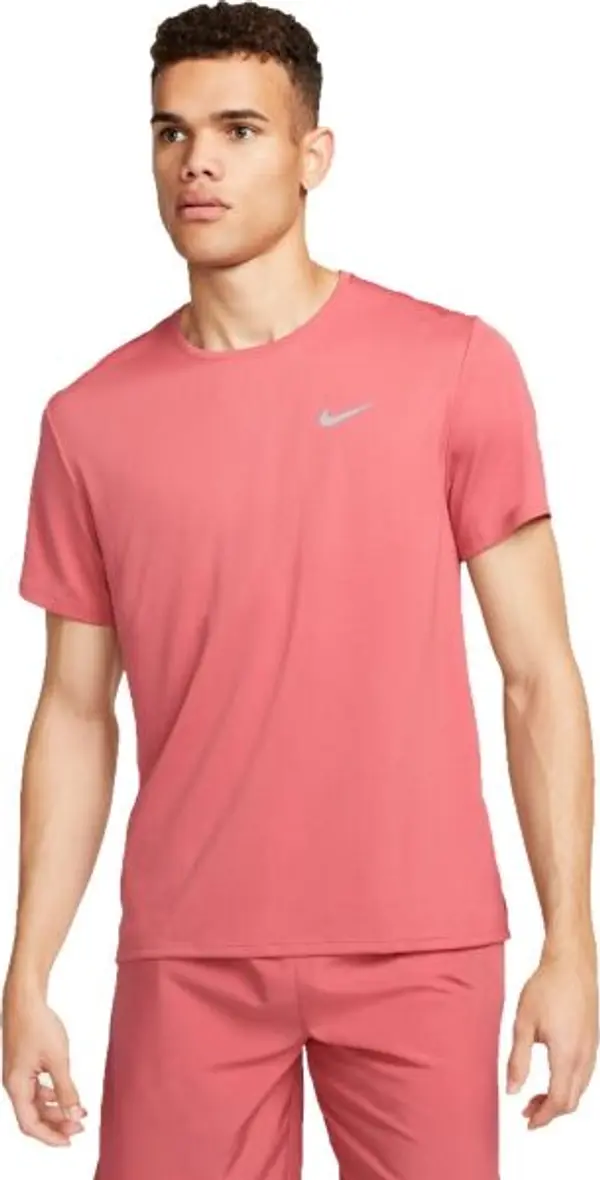 Nike Nike NK DF UV MILER SS Мъжка тениска за тренировка, червено, размер