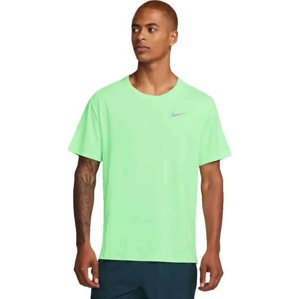 Nike Nike NK DF UV MILER SS Мъжка тениска за тренировка, светло-зелено, размер XXL