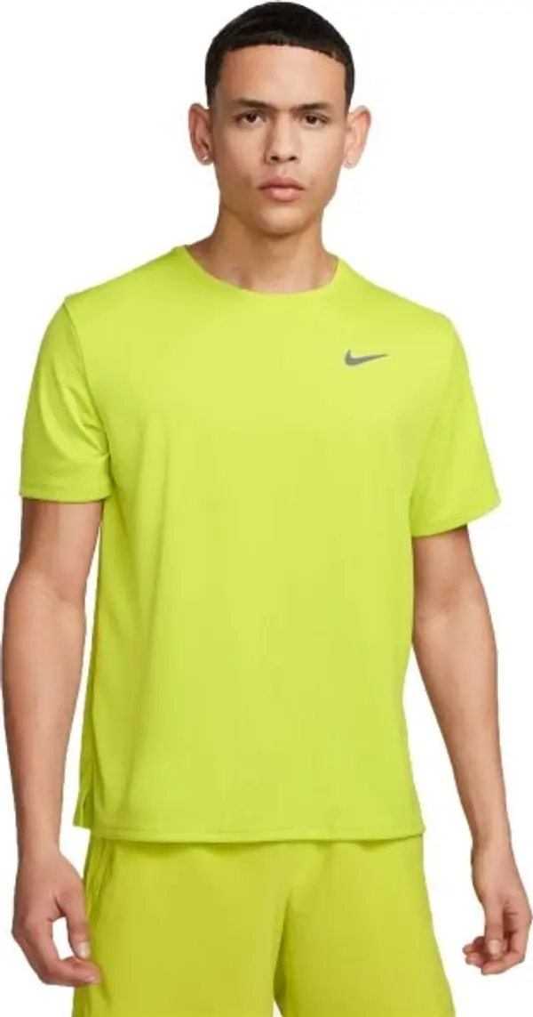 Nike Nike NK DF UV MILER SS Мъжка тениска за тренировка, светлоотразителен неон, размер