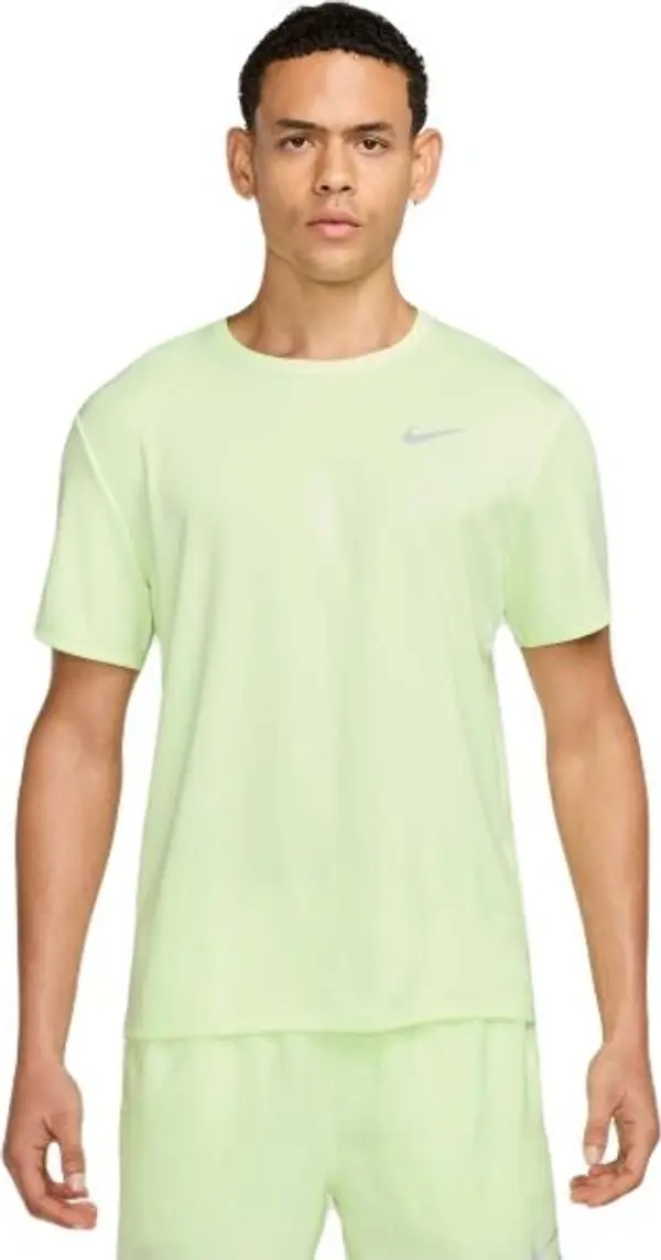 Nike Nike NK DF UV MILER SS Мъжка тениска за тренировка, светлоотразителен неон, размер
