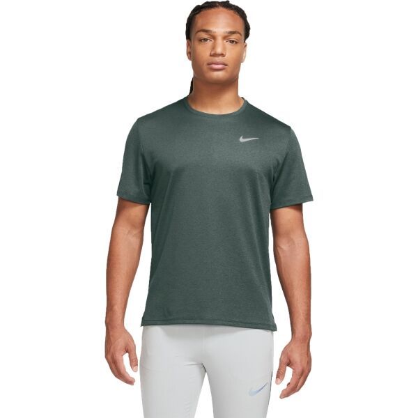 Nike Nike NK DF UV MILER SS Мъжка тениска за тренировка, тъмнозелено, размер