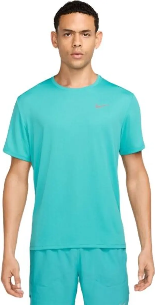 Nike Nike NK DF UV MILER SS Мъжка тениска за тренировка, тюркоазено, размер XXL