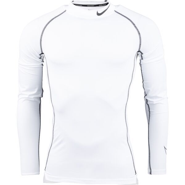 Nike Nike NP DF TIGHT LS MOCK M Мъжка тениска за трениране, бяло, размер