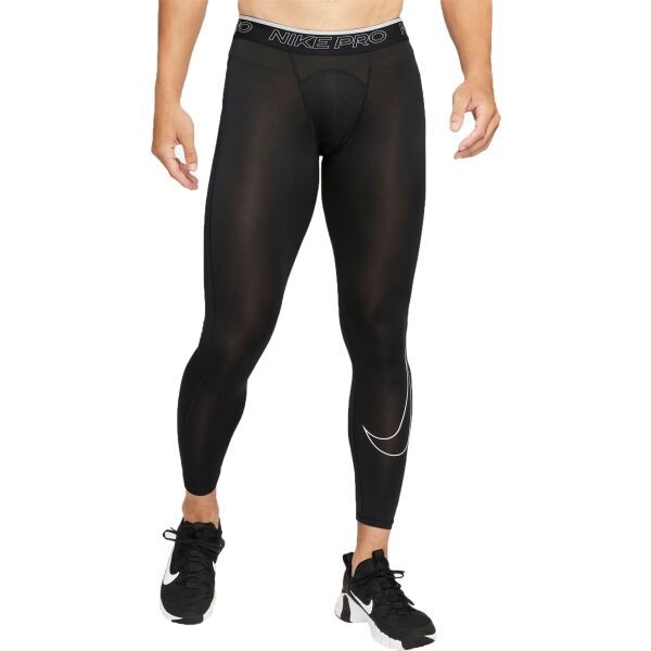 Nike Nike NP DF TIGHT M Мъжки компресиращ клин, черно, размер