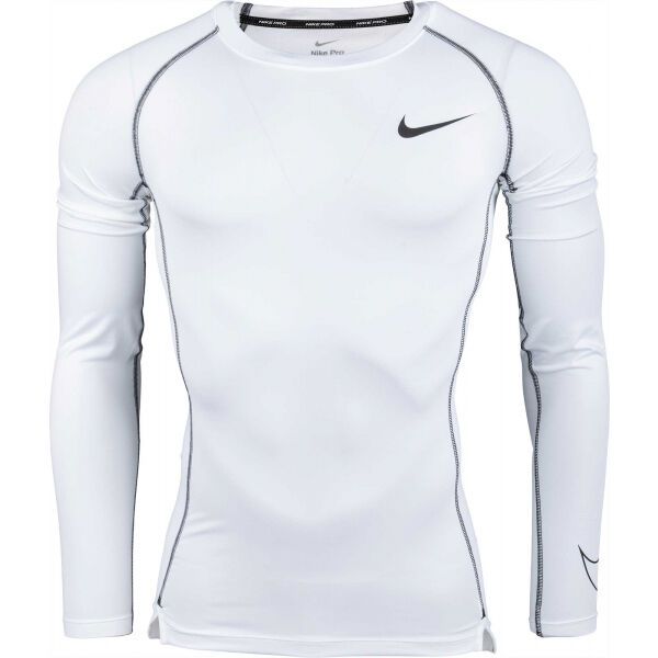 Nike Nike NP DF TIGHT TOP LS M Мъжка блуза, бяло, размер