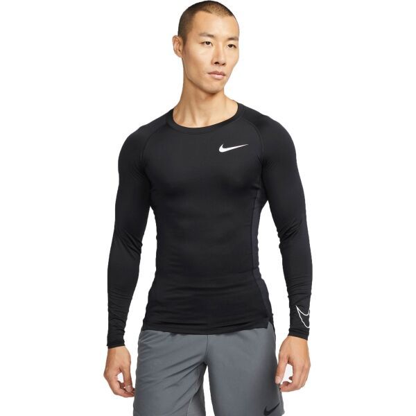 Nike Nike NP DF TIGHT TOP LS M Мъжка блуза, черно, размер