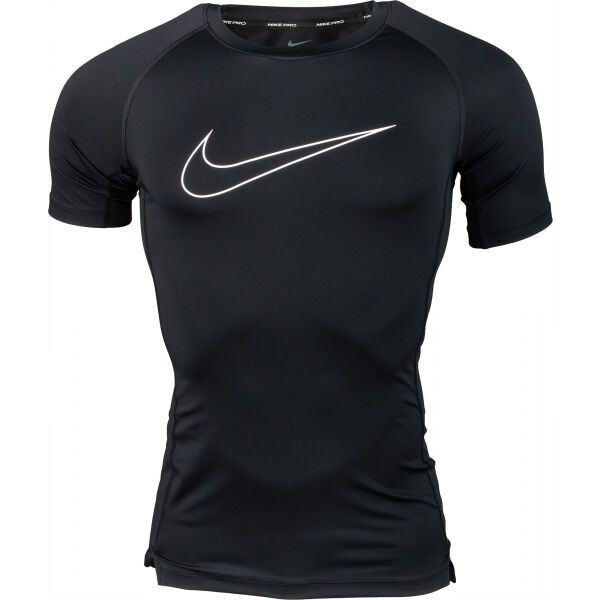 Nike Nike NP DF TIGHT TOP SS M Мъжка тениска за тренировки, черно, размер