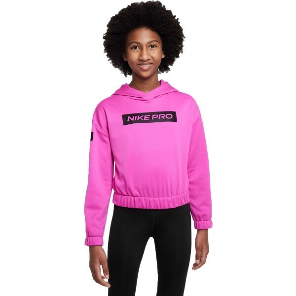 Nike Nike NP TF ADP PO Суитшърт за момичета, розово, размер