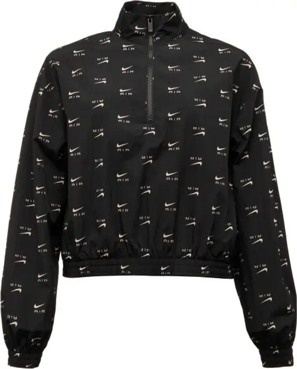 Nike Nike NSW AIR AOP MOD CROP WVN QZ Дамско яке, черно, размер