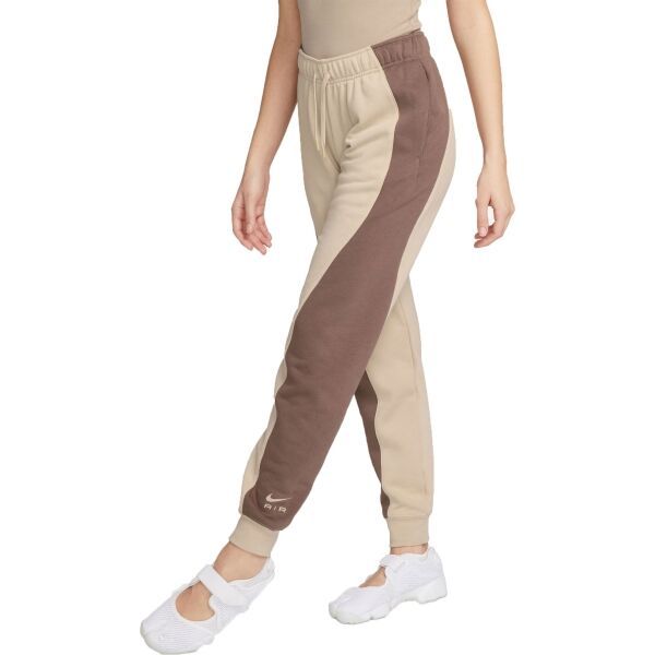 Nike Nike NSW AIR FLC MR JGGR Дамски спортен панталон, бежово, размер