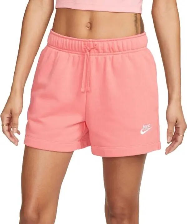 Nike Nike NSW CLUB FLC MR SHORT Дамски шорти, цвят сьомга, размер