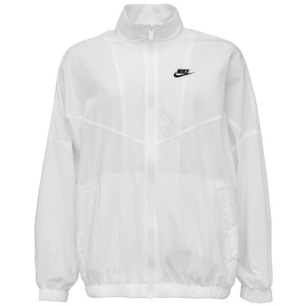 Nike Nike NSW ESSNTL WR WVN JKT Дамско яке за бягане, бяло, размер