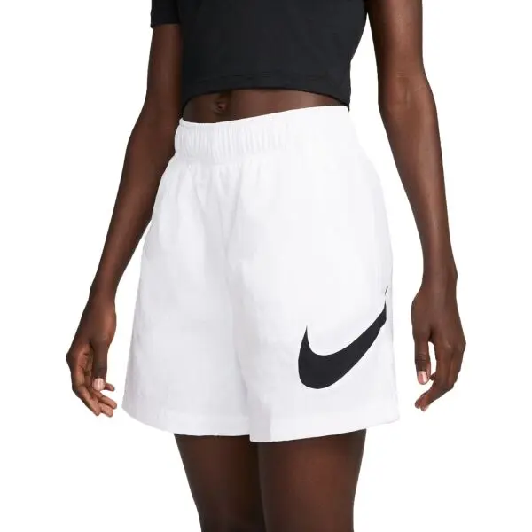 Nike Nike NSW ESSNTL WVN HR SHORT HBR Дамски шорти, бяло, размер