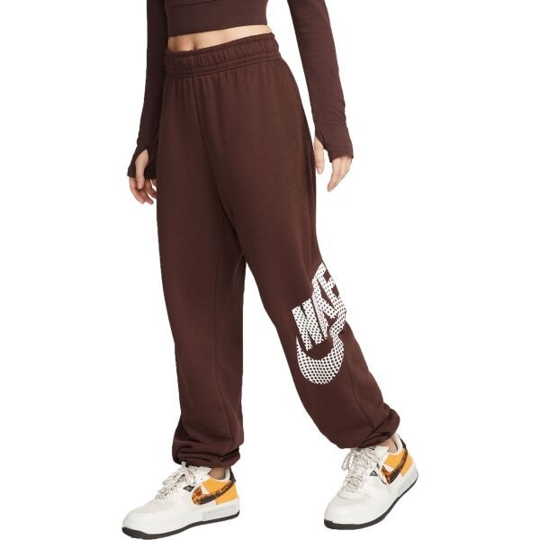Nike Nike NSW FLC OS PANT SB DNC Дамски спортен панталон, кафяво, размер