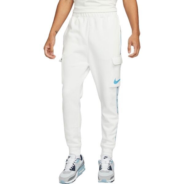 Nike Nike NSW REPEAT SW FLC CARGO PANT Мъжки спортни панталони, бяло, размер