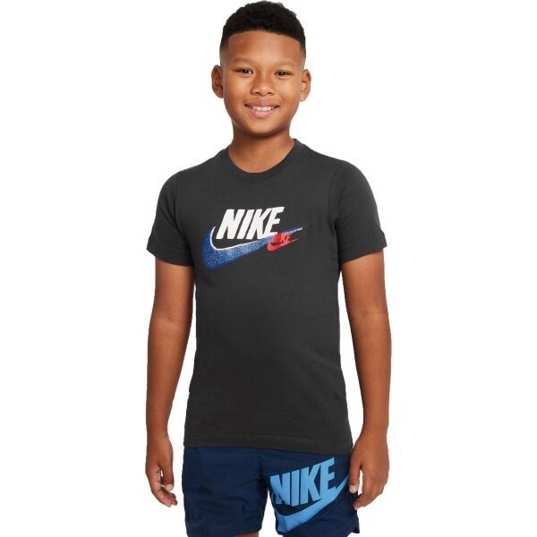 Nike Nike NSW SI SS TEE Тениска за момчета, тъмносиво, размер