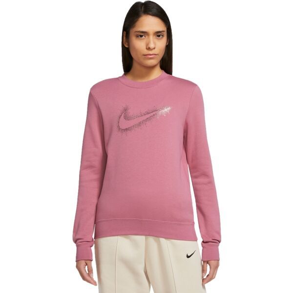 Nike Nike NSW STRDST GX CREW Дамски суитшърт, розово, размер