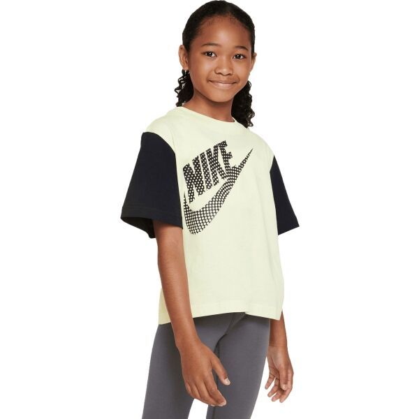 Nike Nike NSW TEE ESSNTL BOXY TEE Тениска за момичета, жълто, размер