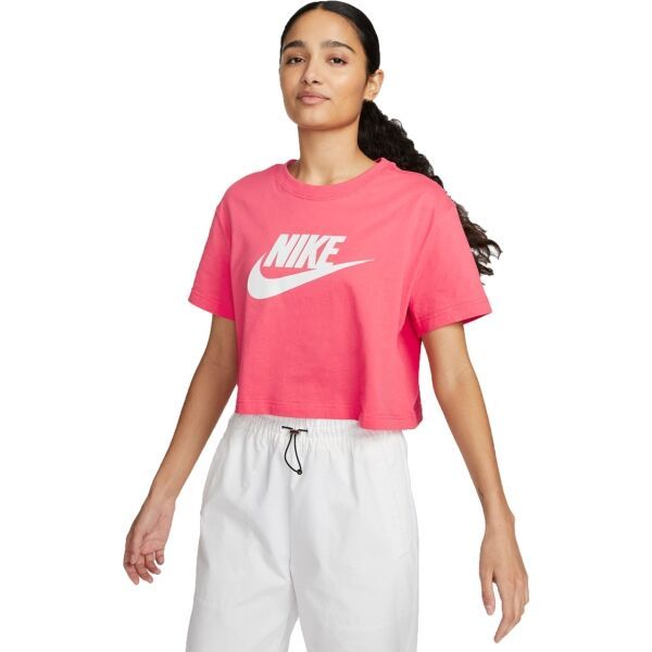 Nike Nike NSW TEE ESSNTL CRP ICN FTR W Дамска тениска, розово, размер