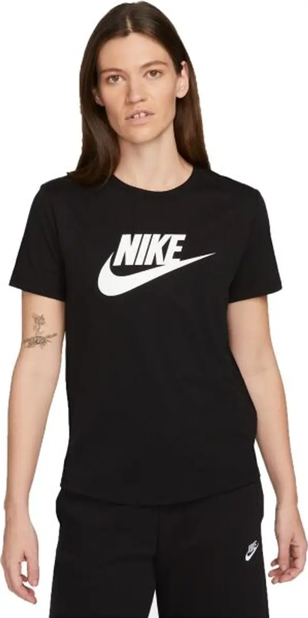 Nike Nike NSW TEE ESSNTL ICN FTRA Дамска тениска, черно, размер