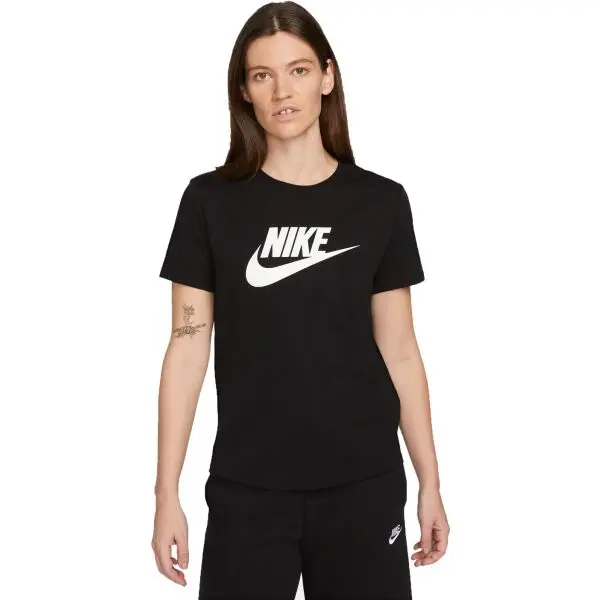 Nike Nike NSW TEE ESSNTL ICN FTRA Дамска тениска, черно, размер
