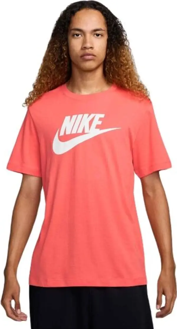 Nike Nike NSW TEE ICON FUTURU Мъжка тениска, цвят сьомга, размер