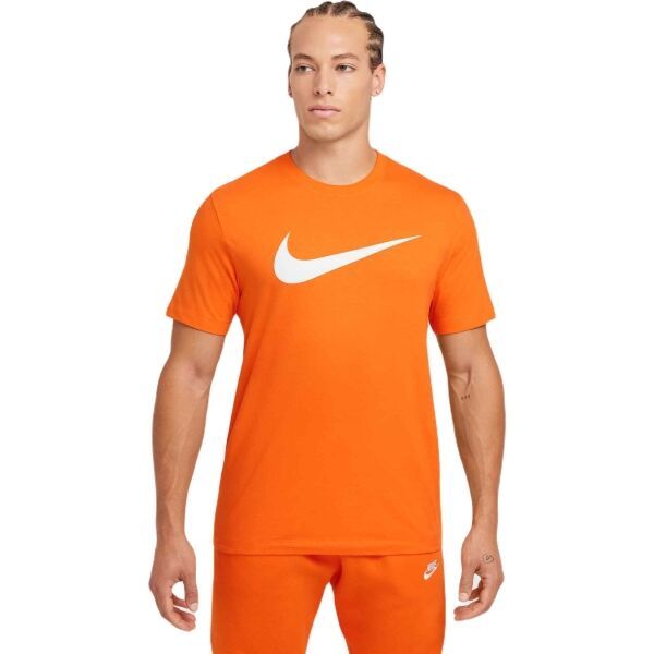Nike Nike NSW TEE ICON SWOOSH Мъжка тениска, оранжево, размер