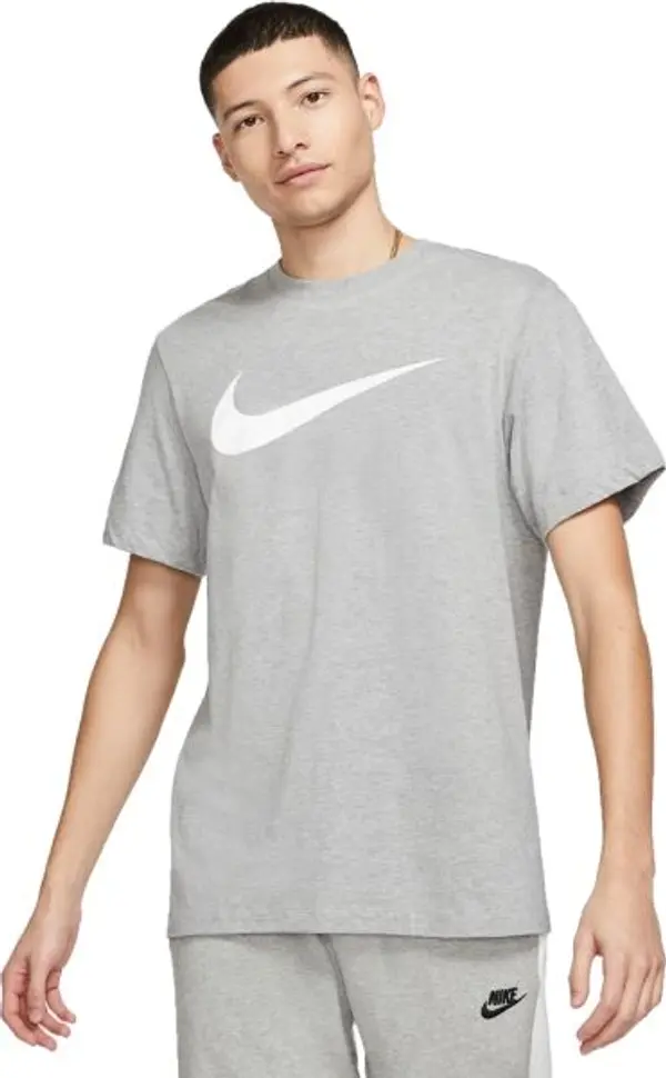 Nike Nike NSW TEE ICON SWOOSH Мъжка тениска, сиво, размер