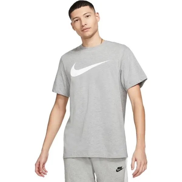 Nike Nike NSW TEE ICON SWOOSH Мъжка тениска, сиво, размер