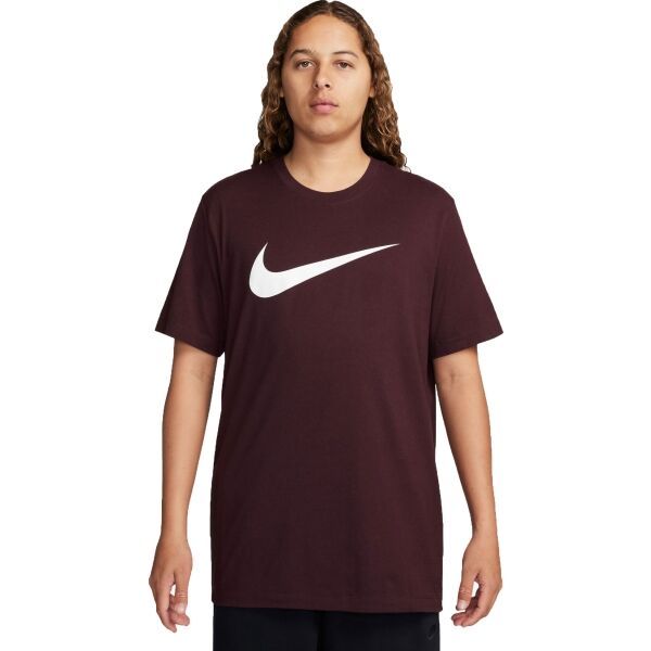 Nike Nike NSW TEE ICON SWOOSH Мъжка тениска, винен, размер
