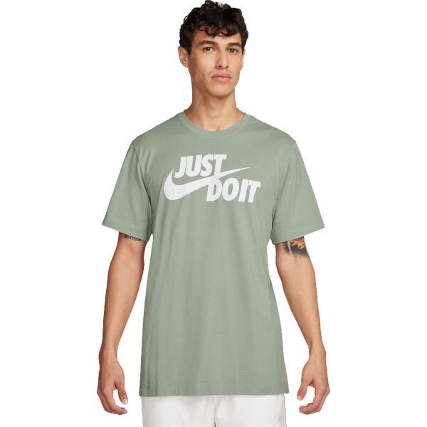 Nike Nike NSW TEE JUST DO IT SWOOSH Мъжка тениска, светло-зелено, размер