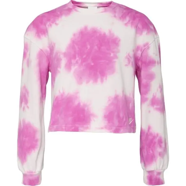 Nike Nike NSW WASH CREW JSY Горнище за момичета, розово, размер