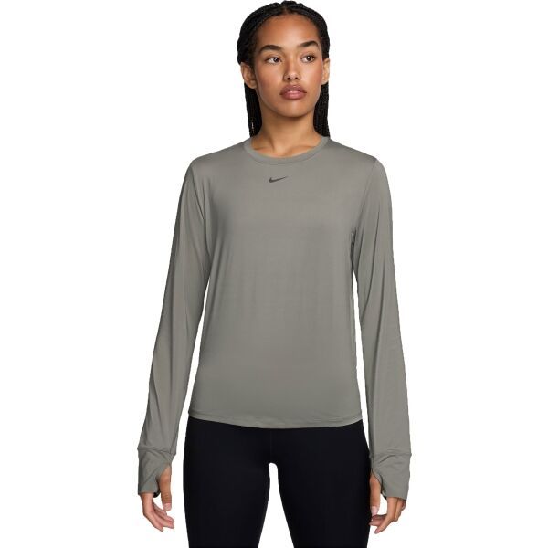 Nike Nike ONE CLASSIC Дамска тениска, тъмносиво, размер