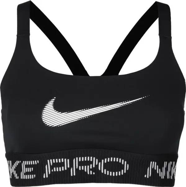 Nike Nike PRO Дамско спортно бюстие, черно, размер