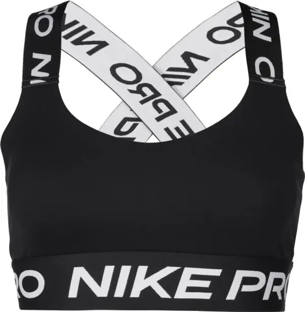 Nike Nike PRO Дамско  спортно бюстие, черно, размер